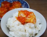 超簡単！ジャンボ海老焼売のエビチリ作り方8写真
