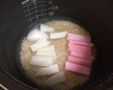 もちプチ食感♡発芽米餅のおしるこ作り方1写真