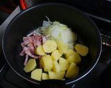 じゃがいもとレタスのクリームスープ作り方1写真