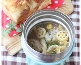 ワンポットパスタでスープジャー★ミルク味作り方11写真