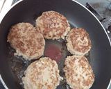 鶏レバーの蒸しハンバーグ作り方9写真