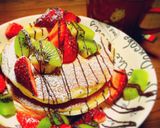 簡単！中学生でも作れるフルーツパンケーキ作り方5写真