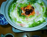 見ても美味しい！豚肉と白菜の花びら鍋♪作り方7写真