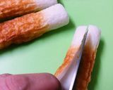 韓国風♡豚バラちくわ巻き~節約レシピ作り方2写真