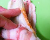 韓国風♡豚バラちくわ巻き~節約レシピ作り方4写真