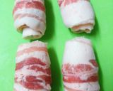 韓国風♡豚バラちくわ巻き~節約レシピ作り方5写真