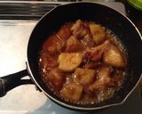 ホクホク!じゃがいもと手羽元の甘辛煮♪作り方8写真