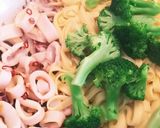 イカ☆ブロコリ♪ペペロンチーノ★作り方4写真