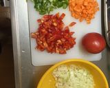 野菜たくさんキーマカレー★作り方1写真