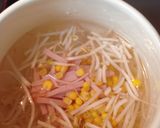 創味シャンタンのモヤシスープ作り方3写真