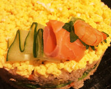 簡単おもてなし♡海鮮ちらし寿司ケーキ作り方11写真