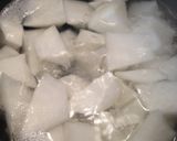 タケノコ入り鶏団子&大根スープ！作り方1写真