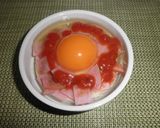 簡単!ハムタマ☆ココットカマン作り方4写真