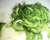ゴーヤのゴママヨかけ作り方1写真