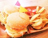 サーモンフライチーズバーガー作り方6写真
