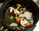 ナメコ、むかご、里芋の味噌汁作り方5写真