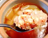 タケノコ入り鶏団子&大根スープ！作り方5写真
