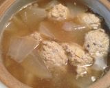 タケノコ入り鶏団子&大根スープ！作り方6写真