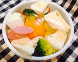 乗っけて焼くだけ簡単朝食ココットカマン！作り方2写真