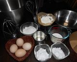 簡単♪水切りヨーグルト米粉シフォンケーキ作り方1写真