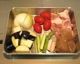 綺麗♡ イタリア風 鶏肉と夏野菜炒め作り方1写真