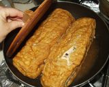 麺つゆで簡単☆油揚げの肉詰め煮作り方6写真