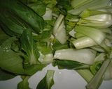 簡単！チンゲン菜のウマウマ♪ナムル作り方1写真