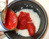 簡単！トマト缶ピラフ♪炊飯器入れるだけ作り方2写真
