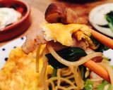 ベーコン・小松菜・たまごのパスタ☆作り方9写真