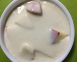りんご入れた簡単カマンベールチーズケーキ作り方4写真