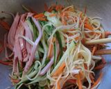 ✿根菜サラダはワンポットパスタで✿作り方5写真