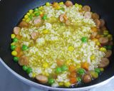 ミルクチーズカレーリゾット作り方4写真