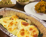 ほうれん草とたまごのチーズ焼き☆*+作り方5写真