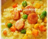 ミルクチーズカレーリゾット作り方6写真