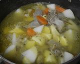 こくうまみ豚汁風の芋煮♪作り方4写真