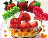 パンケーキタワー☆ハーフバースデー作り方4写真