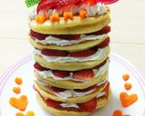 パンケーキタワー☆ハーフバースデー作り方5写真