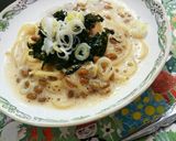 ふわしゅわ♡簡単納豆パスタ作り方4写真