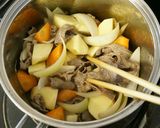 mゴロゴロじゃがいもの肉じゃが作り方4写真
