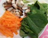 中華風鶏塩うどん作り方1写真