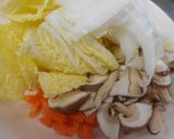 めっけもん♪ささみ肉入り味噌汁作り方3写真
