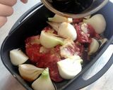 牛すね肉と新玉の白ワイン煮込み作り方5写真