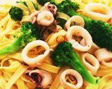 イカ☆ブロコリ♪ペペロンチーノ★作り方5写真