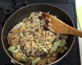 角切り牛肉とレタスのチャーハン作り方6写真