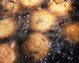 ほうれん草と鶏チーズ団子フライ作り方4写真