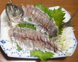 あじ刺身・あじ姿造り【捌き方・盛付方有作り方32写真
