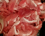 下仁田ネギと豚肉の味噌焼肉味炒め作り方3写真