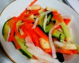 野菜と果物の酢の物作り方4写真