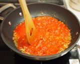 本格*魚介のトマトクリームスープパスタ作り方17写真