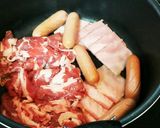 超簡単!ラム肉とリンゴのハーブ煮込み作り方1写真